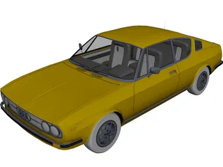 Audi 100 (1984) 3D Model