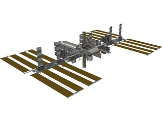 International Space Station (ISS) 3D Model