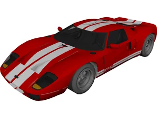 Ford GT40 3D Model