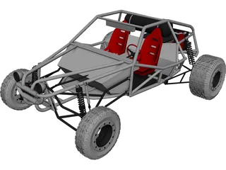 Dune Buggy 3D Model