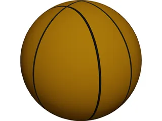 Basketball CAD 3D Model