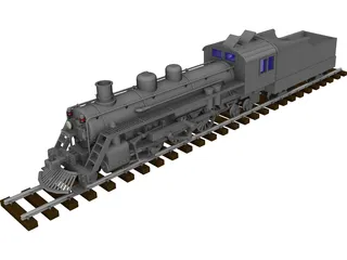 Steamlocomotive 3D Model