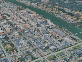 Augusta City, GA, USA (2024) 3D Model