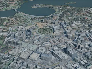 Canberra City, Australia (2023) 3D Model