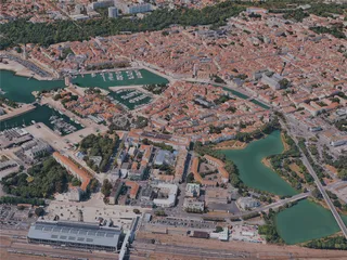 La Rochelle City, France (2024) 3D Model