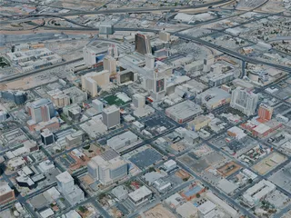 Las Vegas City, Downtown, USA (2024) 3D Model