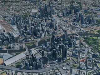 Melbourne City, Australia (2023) 3D Model