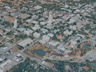 Tallahassee City, FL, USA (2024) 3D Model