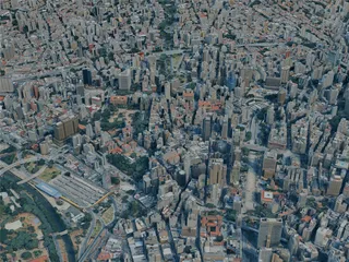 Sao Paulo City, Brazil (2024) 3D Model