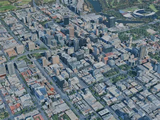 Adelaide City, Australia (2024) 3D Model
