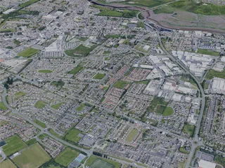Dundalk City, Ireland (2023) 3D Model