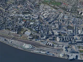 Dundee City, UK (2025) 3D Model