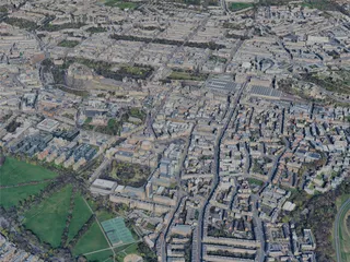 Edinburgh City, UK (2025) 3D Model