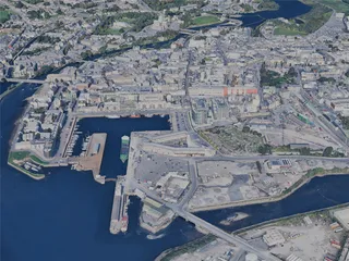 Galway City, Ireland (2024) 3D Model