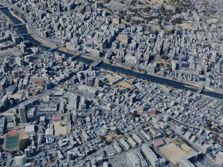 Kumamoto City, Japan (2025) 3D Model
