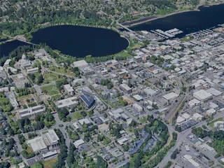 Olympia City, WA, USA (2024) 3D Model