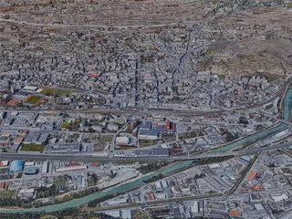 Sion City, Switzerland (2023) 3D Model