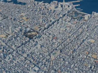 Takamatsu City, Japan (2025) 3D Model