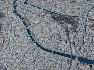 Tokushima City, Japan (2025) 3D Model