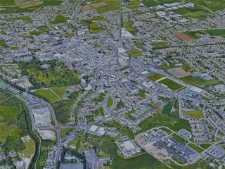Tralee City, Ireland (2023) 3D Model