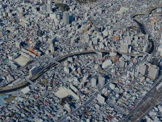 Utsunomiya City, Japan (2025) 3D Model