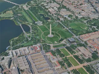 Washington City, DC, USA (2024) 3D Model