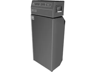 Ampeg Bass Amp with Speaker 3D Model