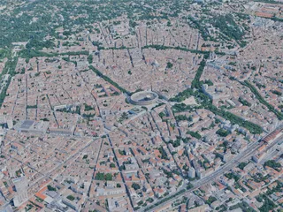 Nimes City, France (2024) 3D Model