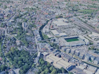 Norwich City, UK (2025) 3D Model
