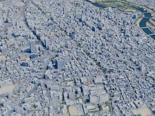 Okayama City, Japan (2025) 3D Model