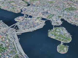Stockholm City, Sweden (2024) 3D Model