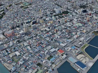 Aomori City, Japan (2025) 3D Model preview