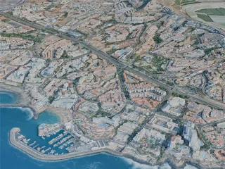 Adeje City, Spain (2025) 3D Model preview