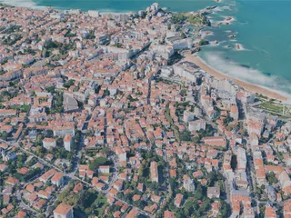 Biarritz City, France (2025) 3D Model preview