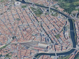 Bilbao City, Spain (2025) 3D Model preview