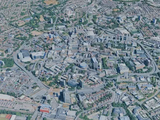 Coventry City, UK (2025) 3D Model preview