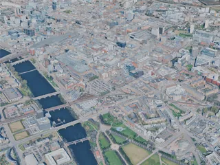 Glasgow City, UK (2025) 3D Model preview
