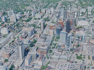 Hamilton City, Canada (2025) 3D Model preview