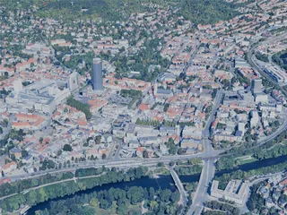 Jena City, Germany (2025) 3D Model preview