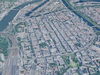 Mannheim City, Germany (2025) 3D Model preview