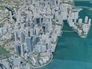 Miami City, USA (2025) 3D Model preview