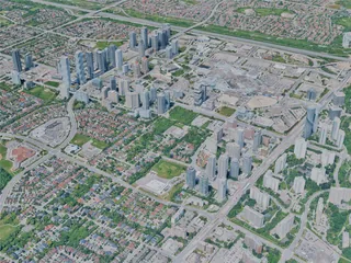 Mississauga City, Canada (2025) 3D Model preview