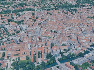 Treviso City, Italy (2025) 3D Model preview