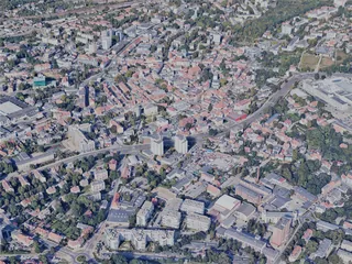 Zielona Gora City, Poland (2025) 3D Model preview
