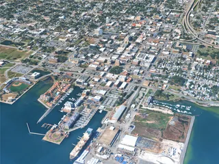 Pensacola City, USA (2025) 3D Model preview