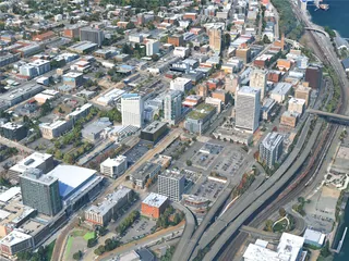 Tacoma City, USA (2025) 3D Model preview