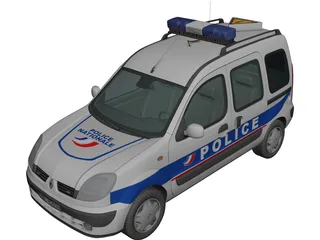 Renault Kangoo Police 3D Model