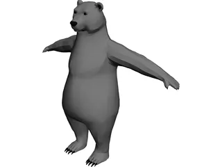 Bear 3D Model 3D Preview
