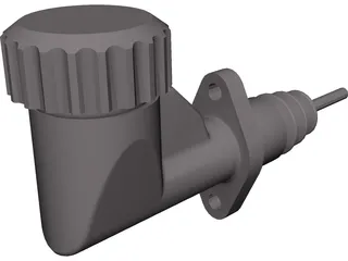 Brake Master Cylinder CAD 3D Model