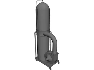 Vacuum Cleaner CAD 3D Model